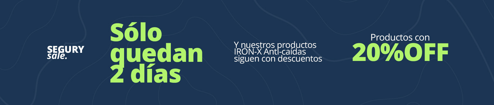 Protección caídas IRON-X con 20% OFF